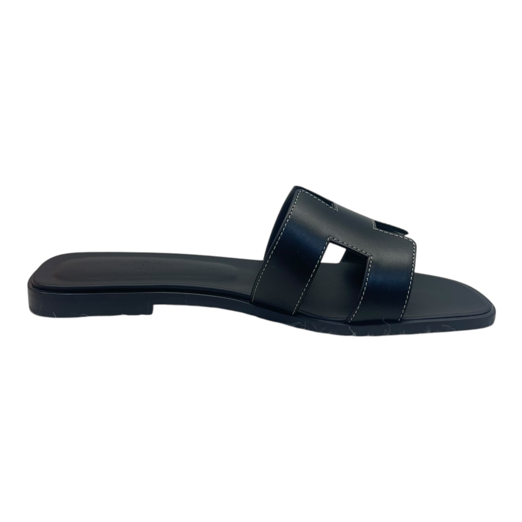 Hermes Orans in Black 39 EU