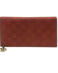 Gucci Continental Wallet in Orange Leather