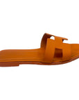 Hermès Orange Oran Sandals EU 38