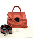 Versace Pink Leather Palazzo Empire Bag