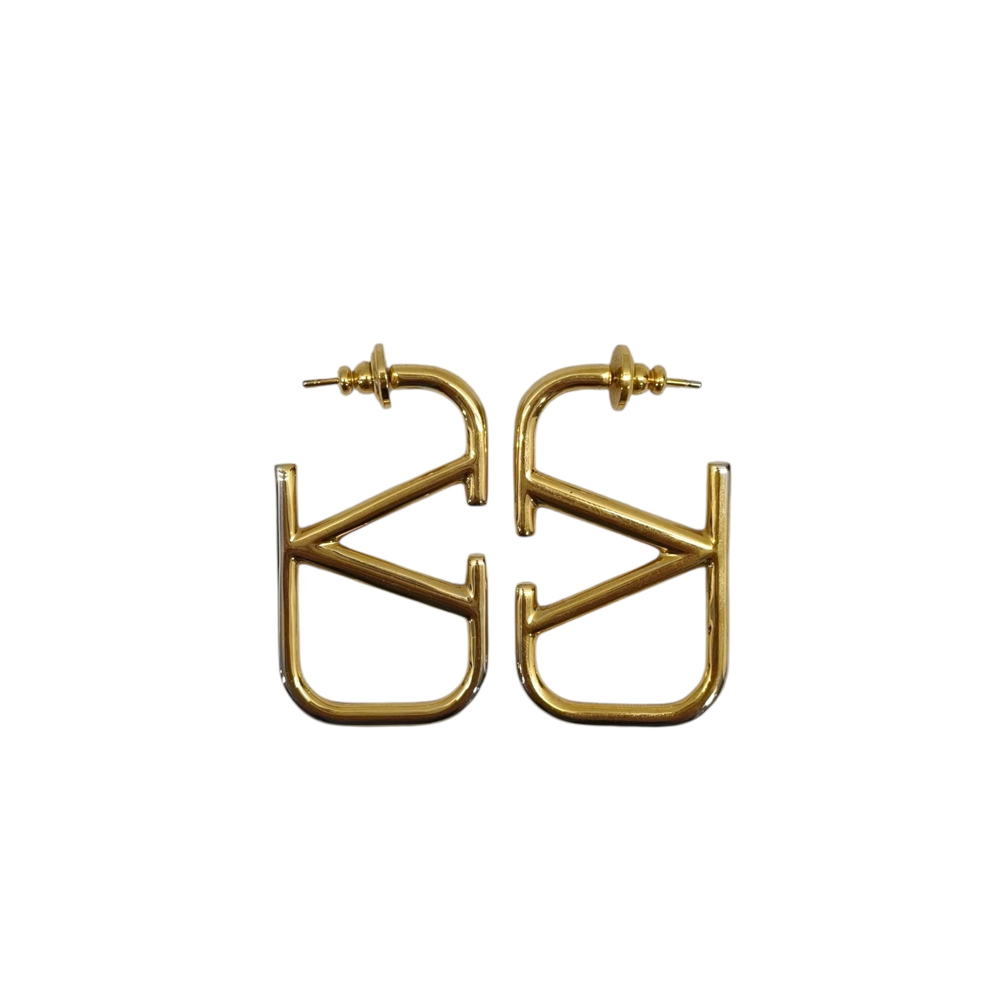 Valentino Garavani Vlogo Signature Metal Earrings