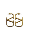 Valentino Garavani Vlogo Signature Metal Earrings