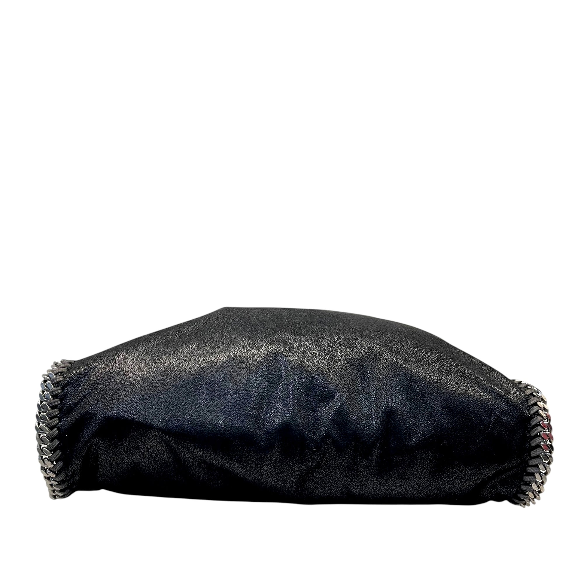 Stella McCartney Black Faux Leather Small Falabella Tote