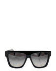 Alexander McQueen Rectangular Sunglasses in Black/Smoke