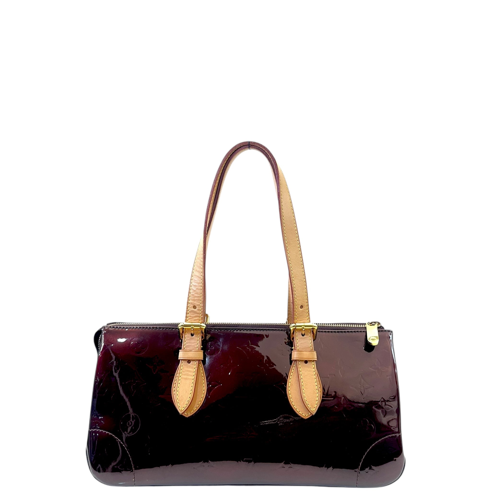 Louis Vuitton Rosewood Avenue Shoulder Bag Amarante Monogram Vernis