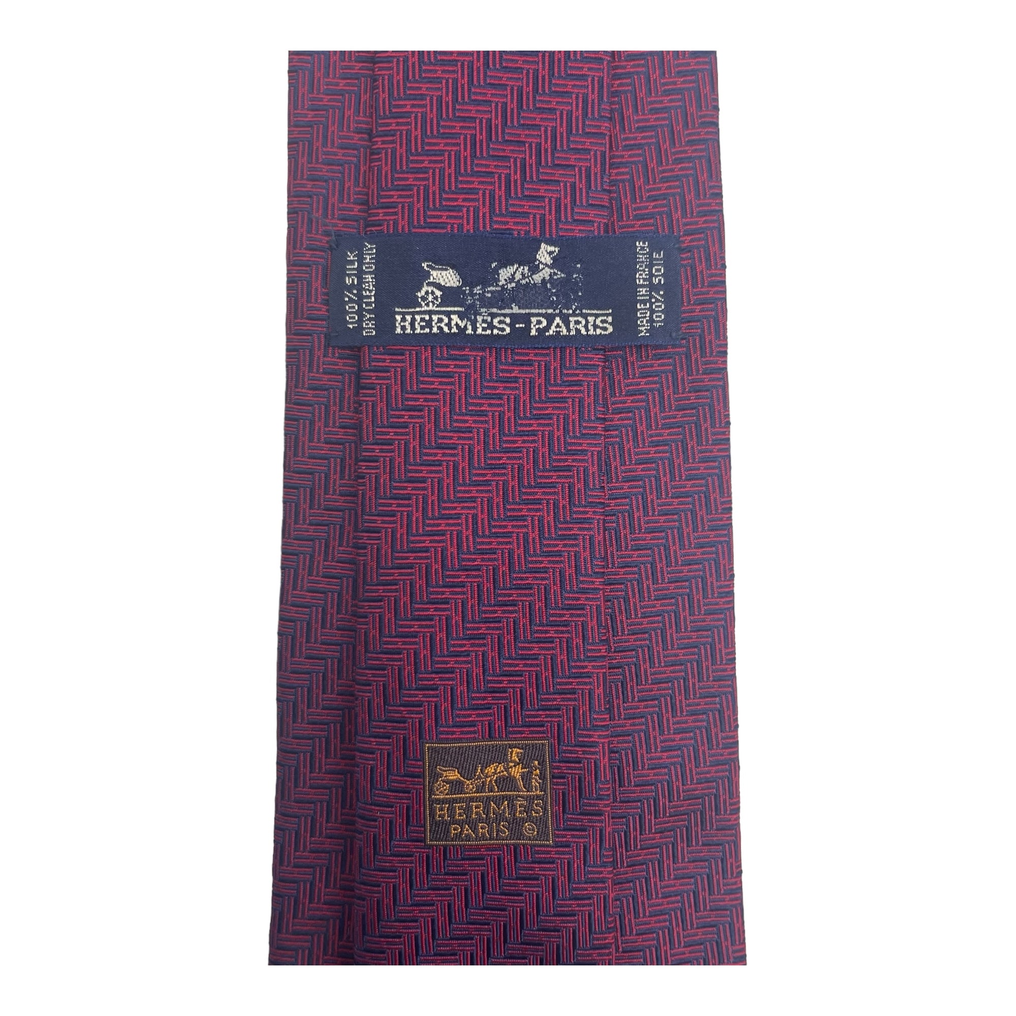 Hermes Faconnee H 24 tie