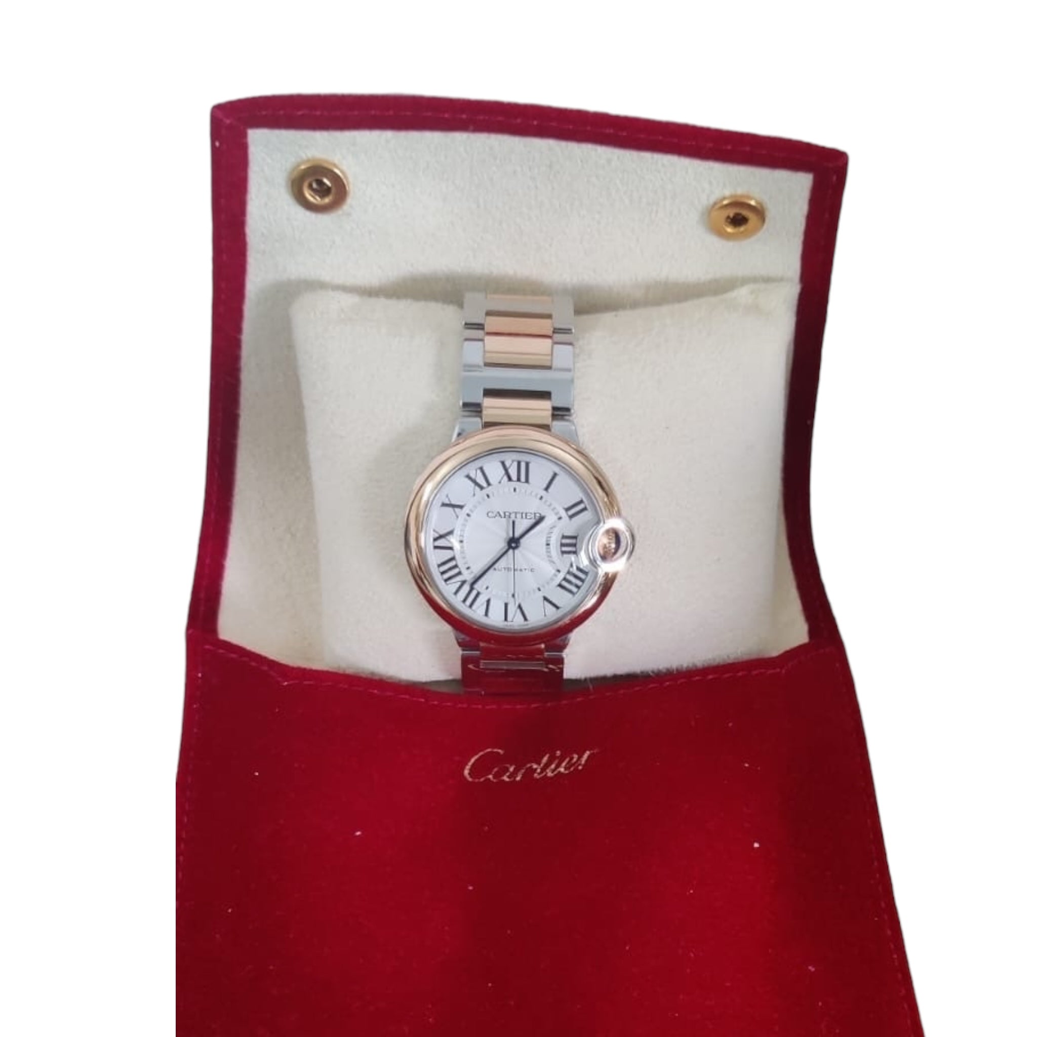 Cartier 36mm rose gold Ballon Bleu
