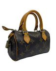 Louis Vuitton Monogram Canvas Nano Speedy Bandouliere Bag