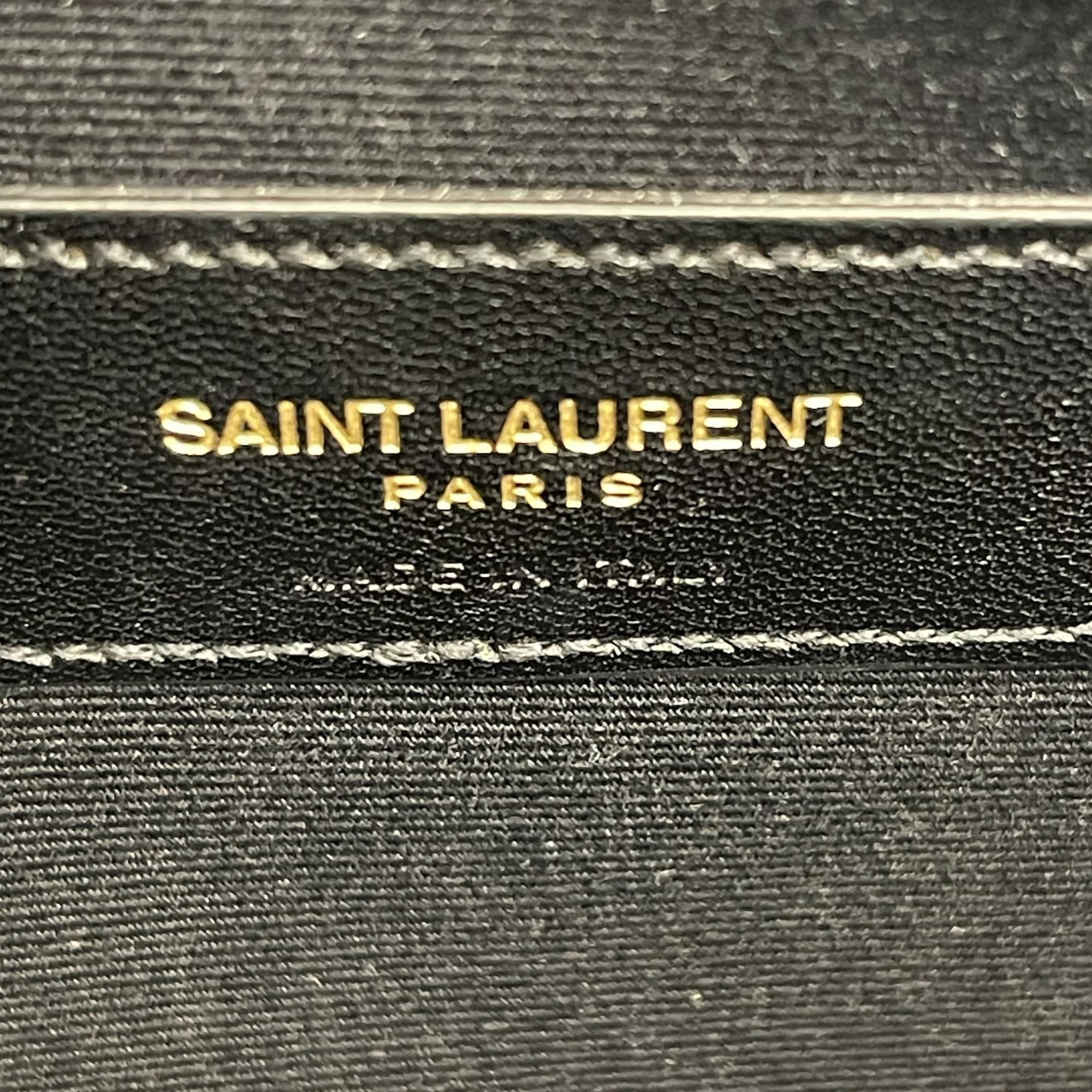 Yves Saint Laurent Burgundy Matelasse Leather document Holder