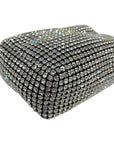 Alexander Wang Heiress Pouch In Crystal Mesh Medium