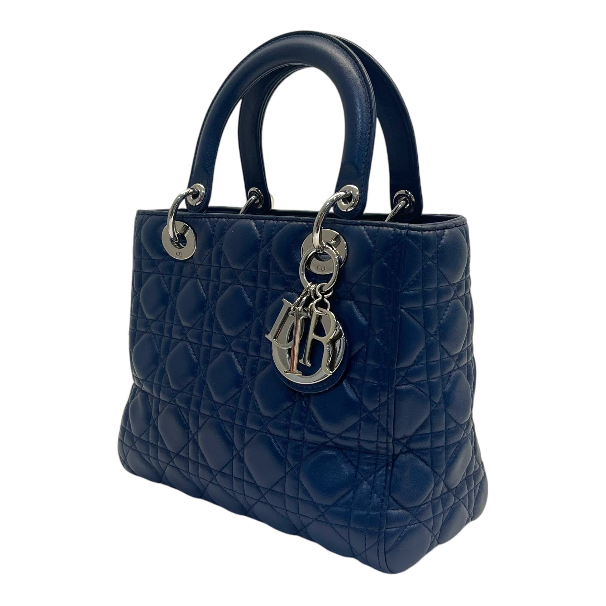 Lady Dior Medium Dark Blue