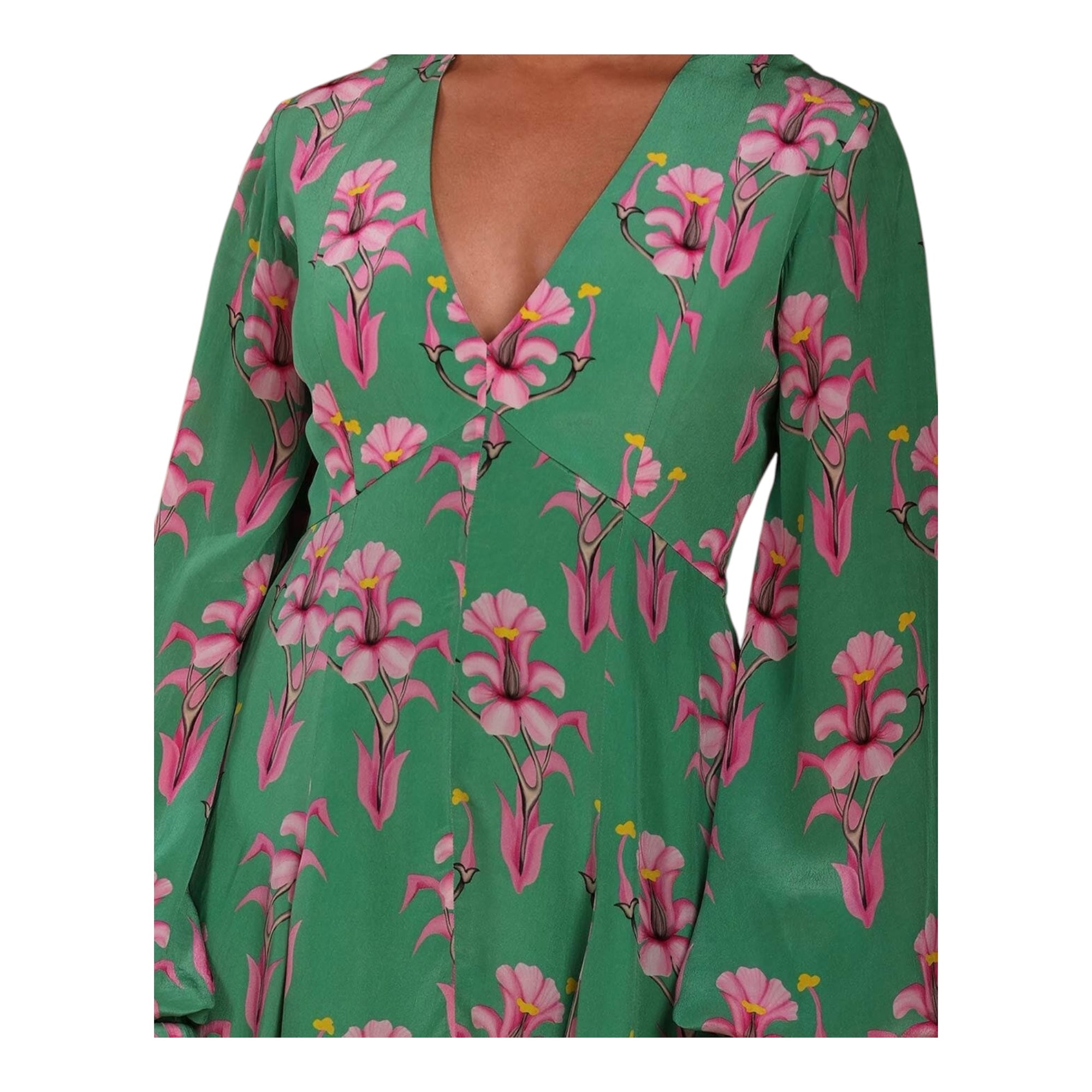 Masaba Floral Crepe Dress