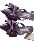 Jimmy Choo Flaca 50 Kitten Heeled Mules EU 35