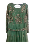Astha Narang Green Net Anarkali Set Size M
