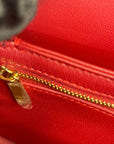 Celine Red Calfskin Leather Crossbody Bag