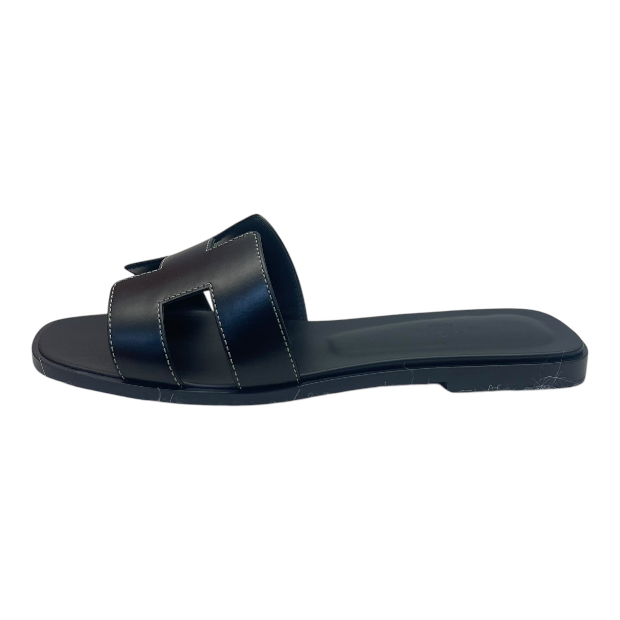 Hermes Orans in Black 39 EU