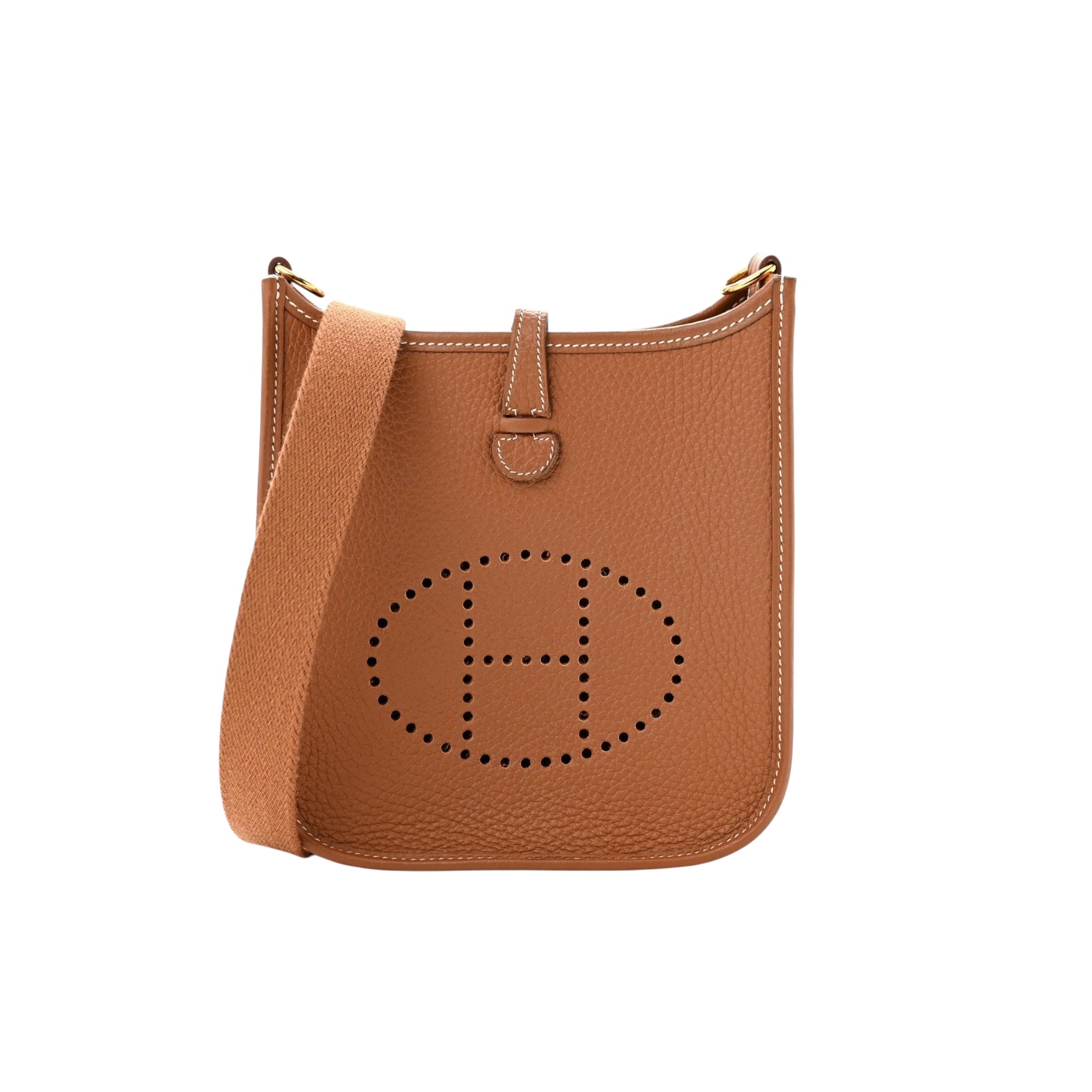 Hermes Evelyne TPM in Tan Clemence with GHW