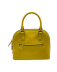Salvatore Ferragamo Yellow Saffiano Leather Darina
