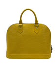 Louis Vuitton Citron Epi Leather Alma MM Bag
