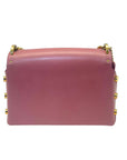 Jimmy Choo Pink Leather Lockett City Shoulder Bag