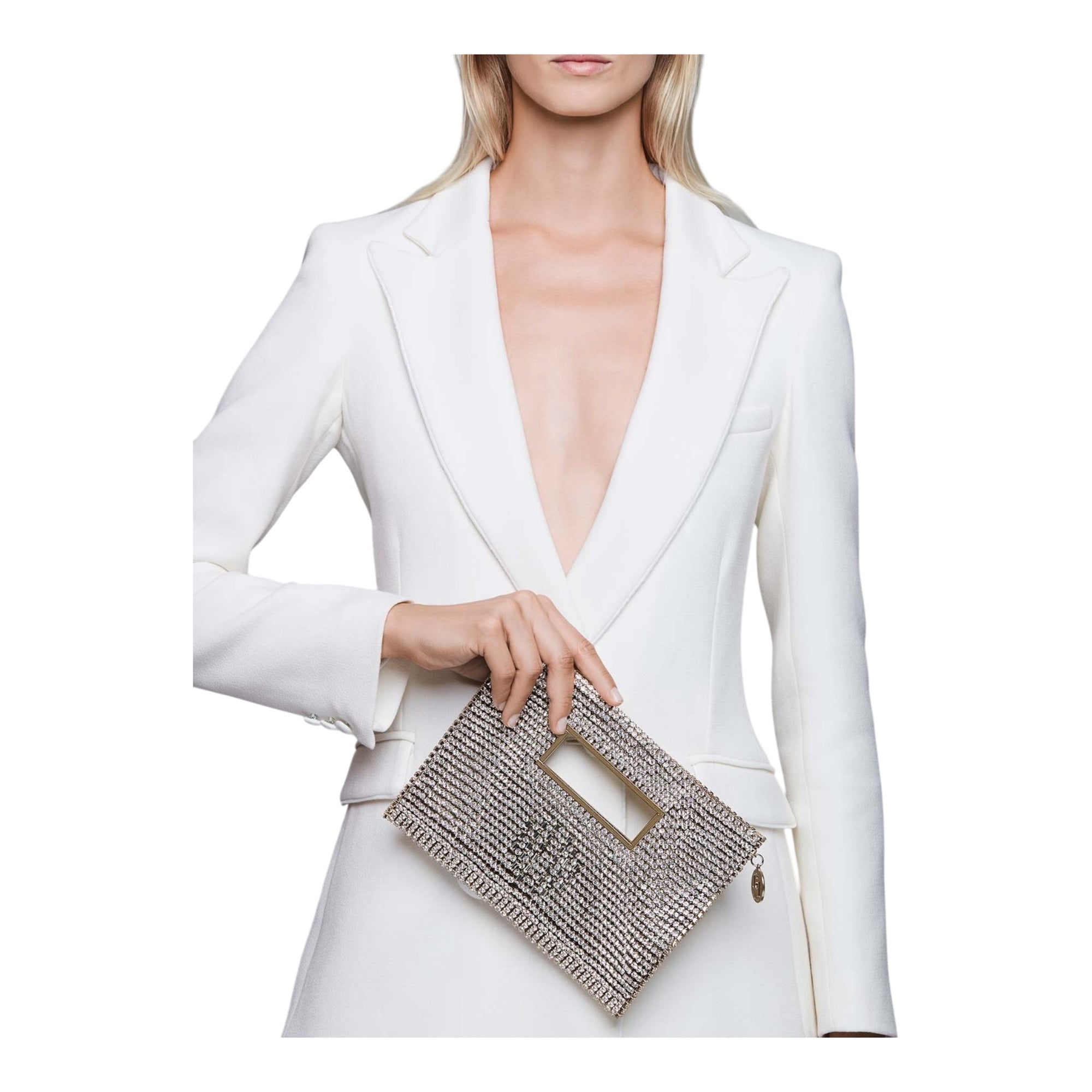 Rosantica Iside Crystal-embellished Clutch