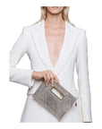 Rosantica Iside Crystal-embellished Clutch