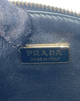 Prada Triangle Mini Jacquard Bag