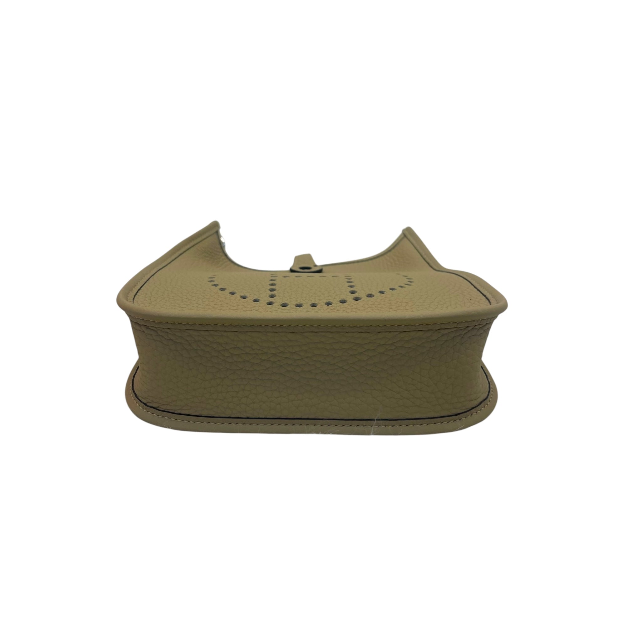 Hermes Mini Evelyne Poussiere Palladium Hardware