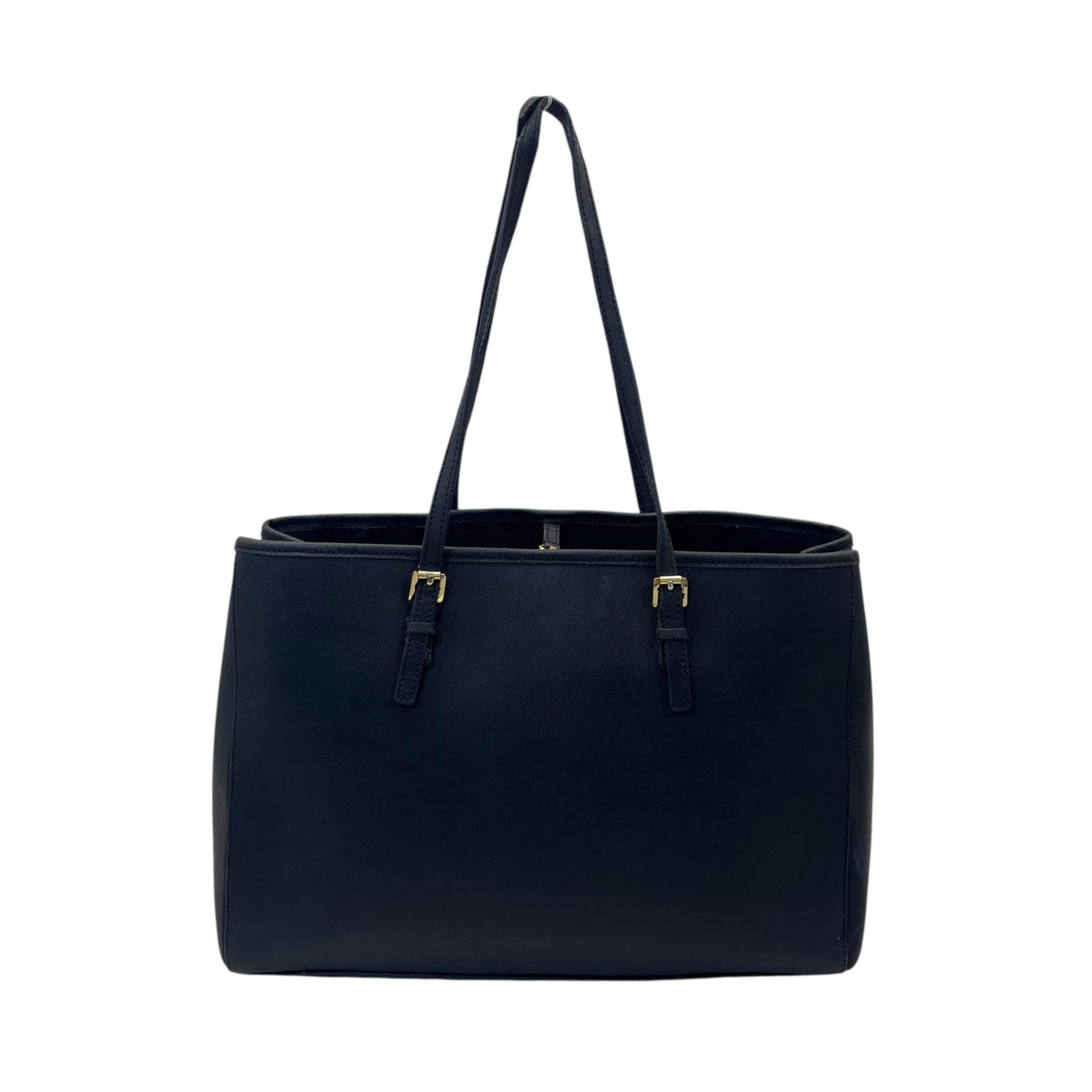 Michael Kors Navy Blue Saffiano Leather Large Selma Tote Bag