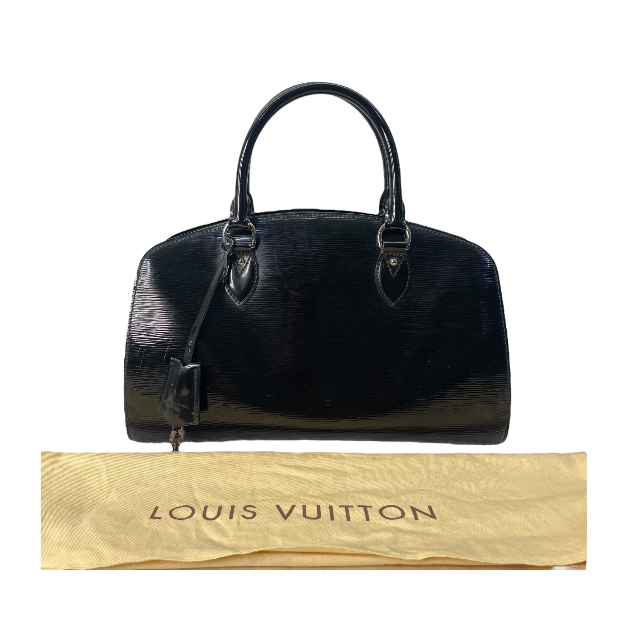 Louis Vuitton Black Epi Leather Pont-Neuf PM Bag