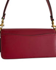 Coach Tabby Red Leather Shoulder Bag