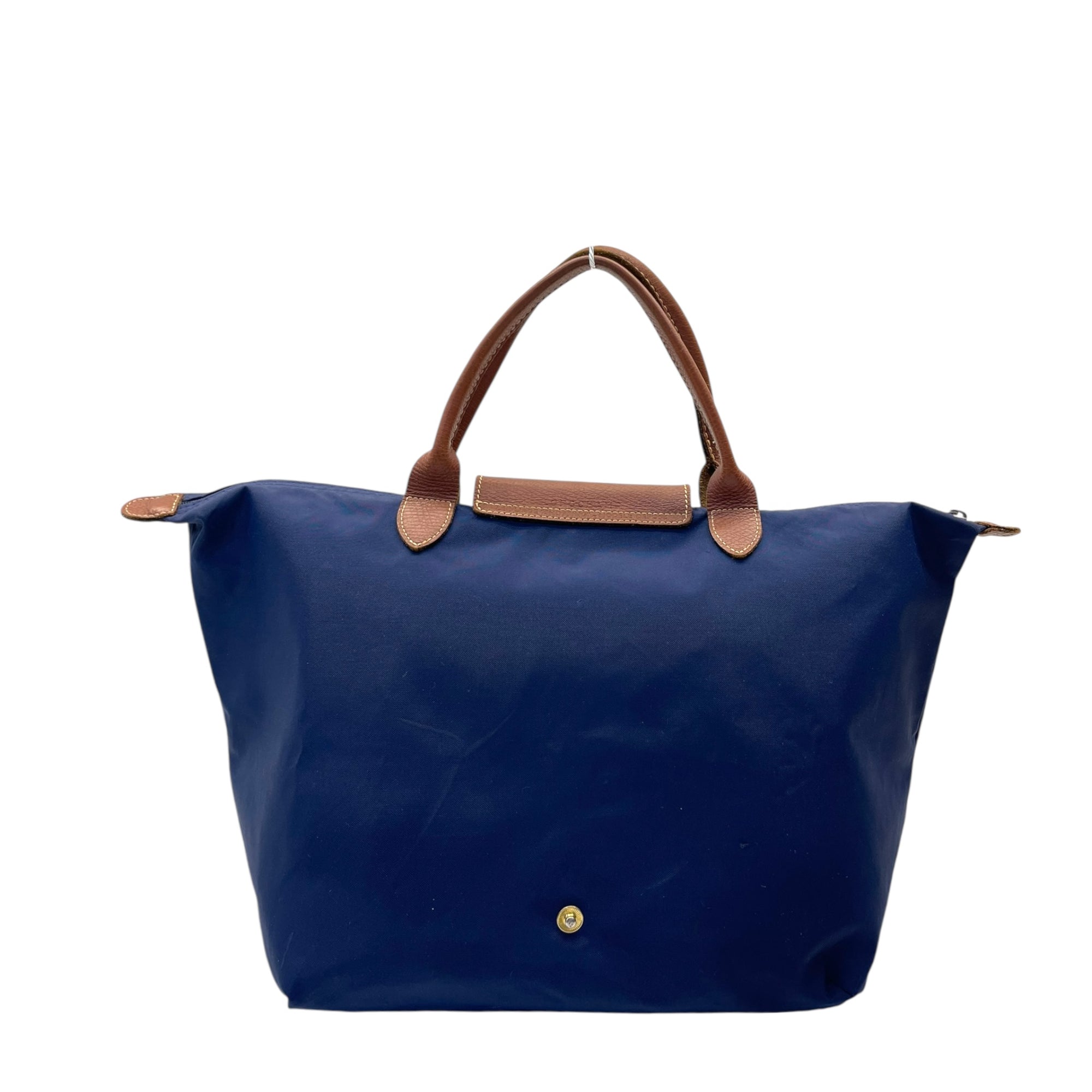 Longchamp Navy Blue Nylon Le Pliage Tote Bag