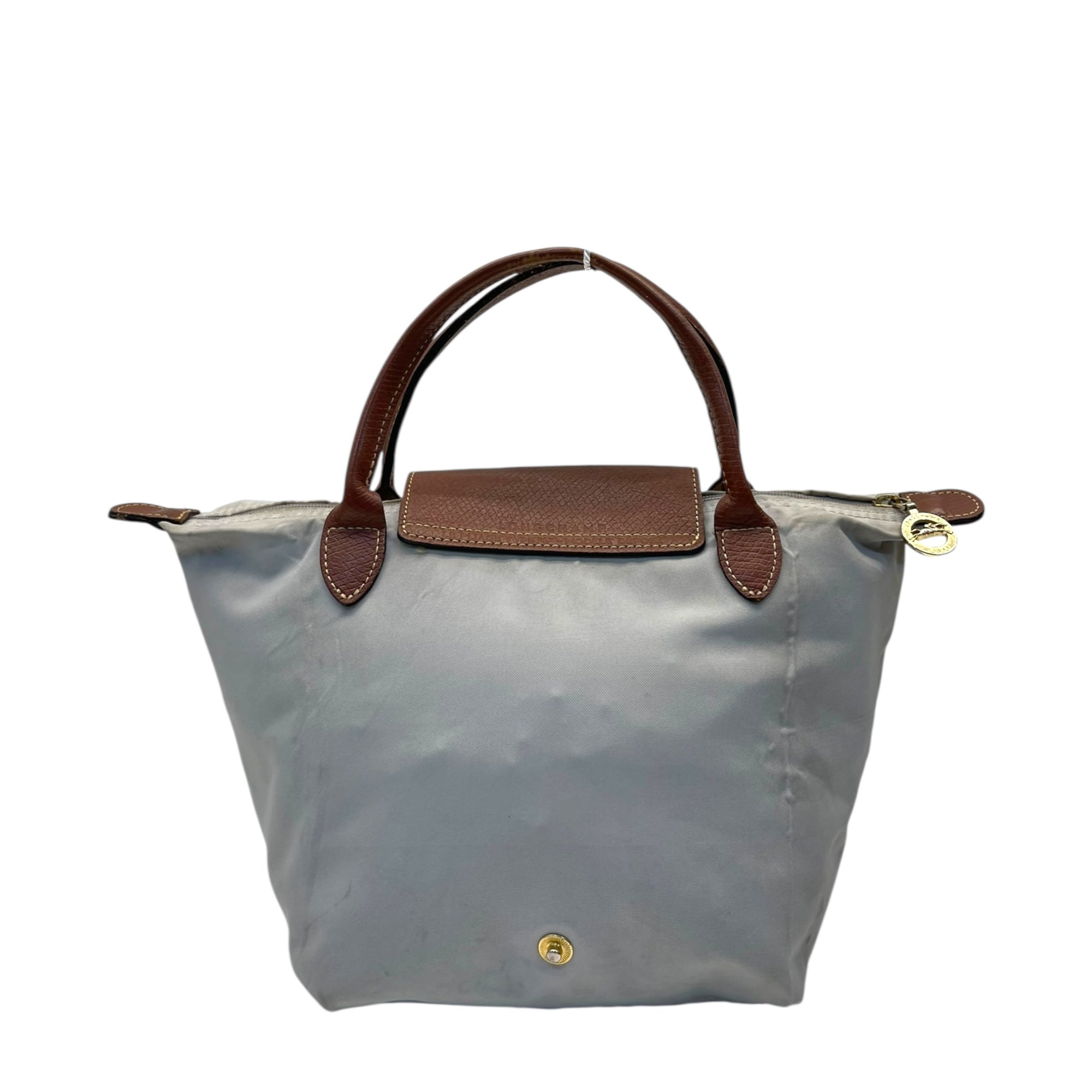 Longchamp White Nylon Small Le Pliage Tote Bag