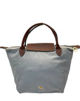 Longchamp White Nylon Small Le Pliage Tote Bag