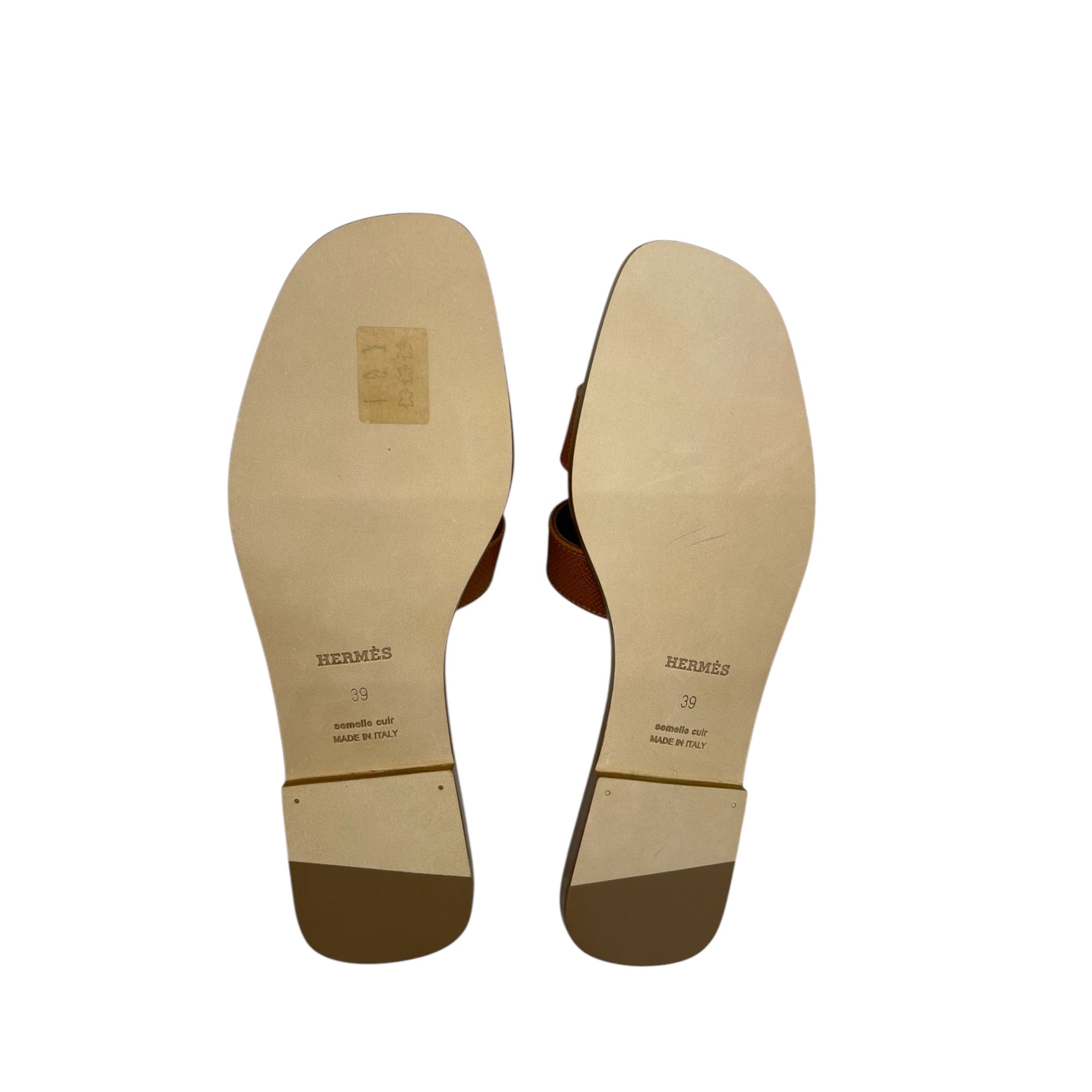 Hermes Orans Brown EU 39