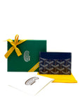 Goyard Saint Sulpice Card Wallet Navy Blue
