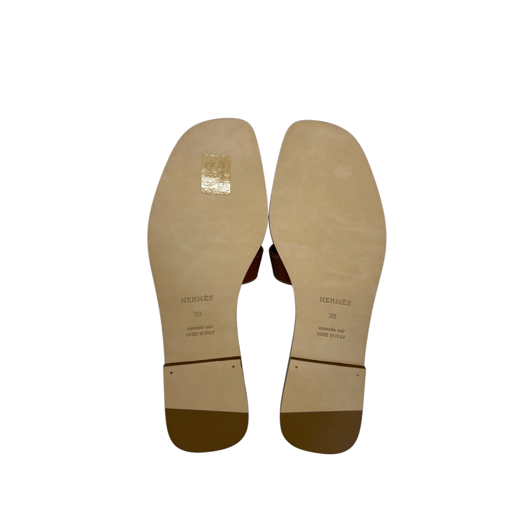 Hermes Oran EU 39 (Tan)