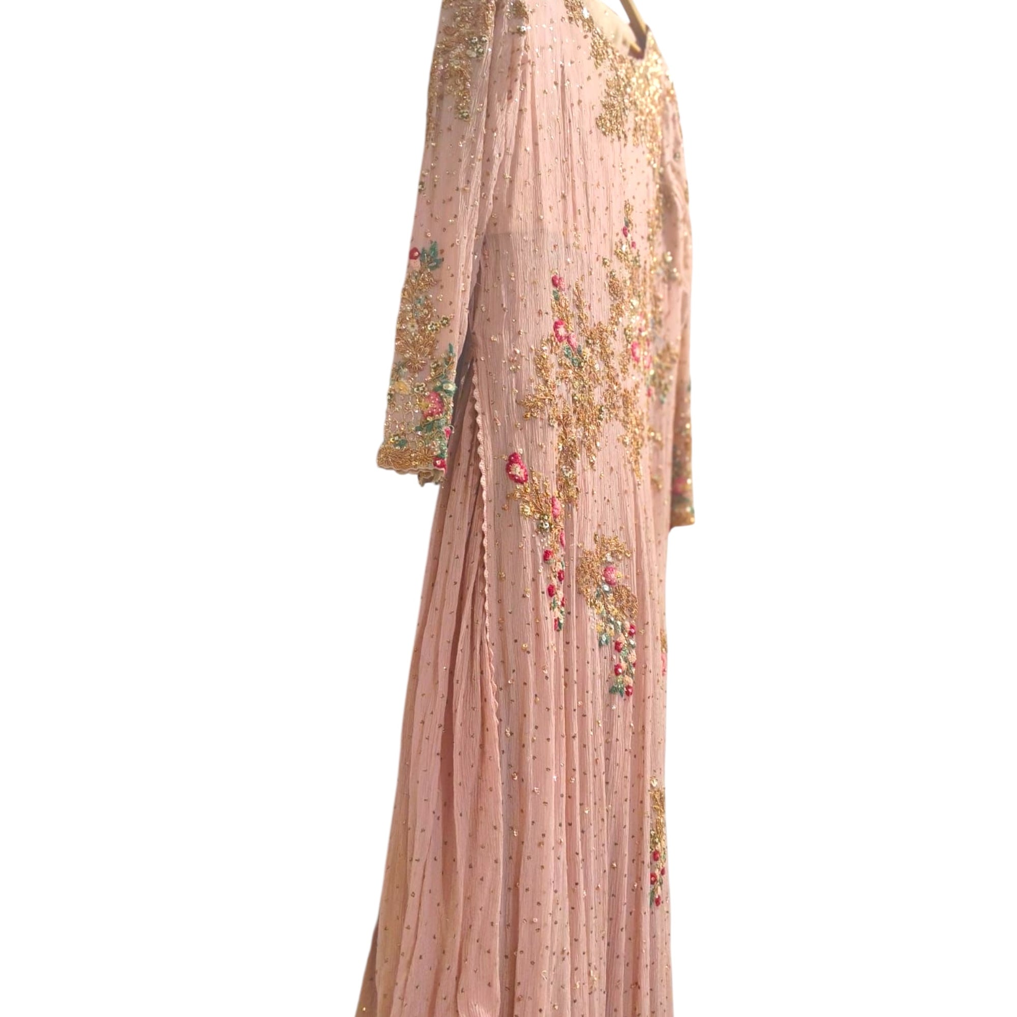 Dolly J Pink Tulle Sharara Set