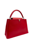 Louis Vuitton Capucines Rubis Taurillon Leather MM Bag