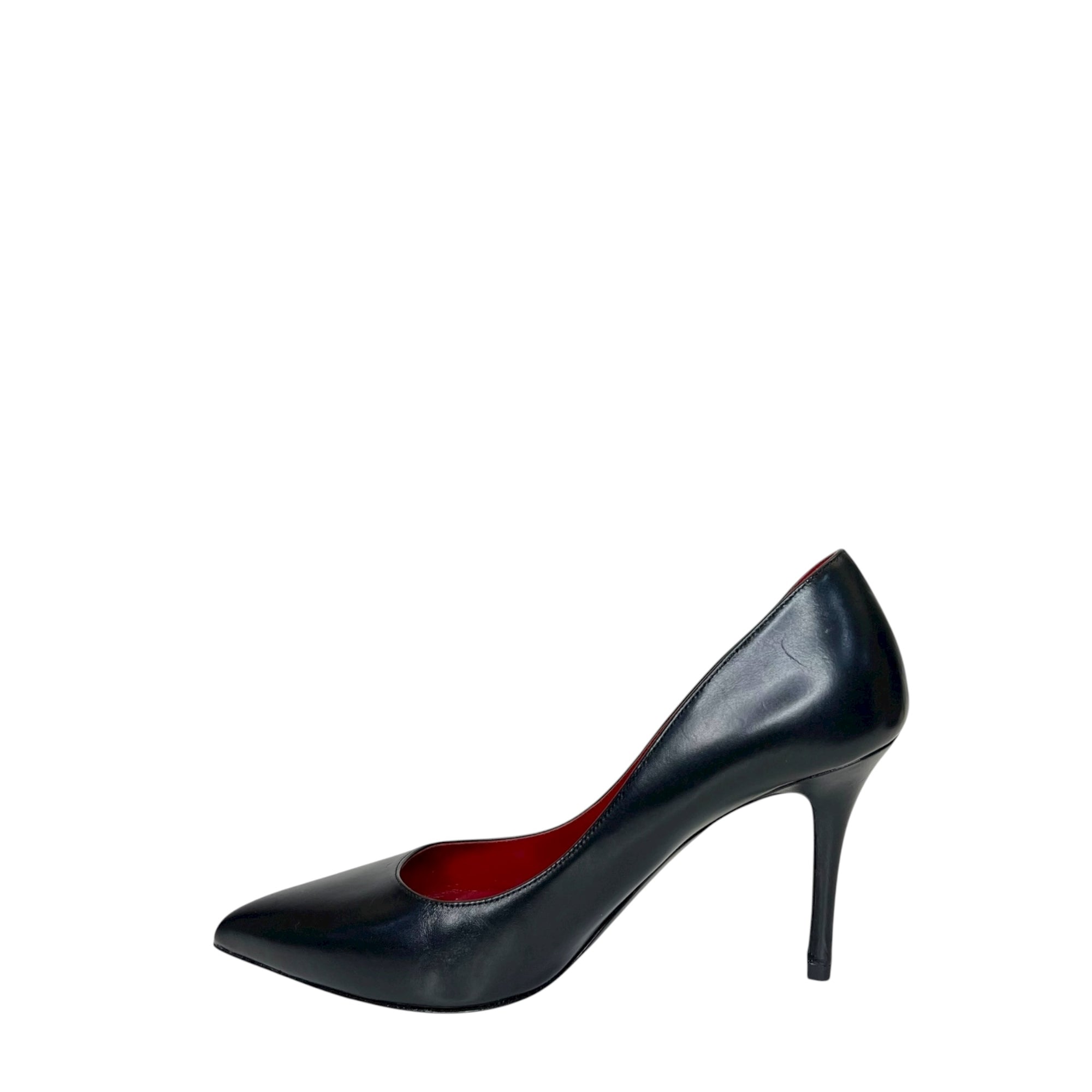 Valentino VLTN Black Leather Pumps Size EU 36.5