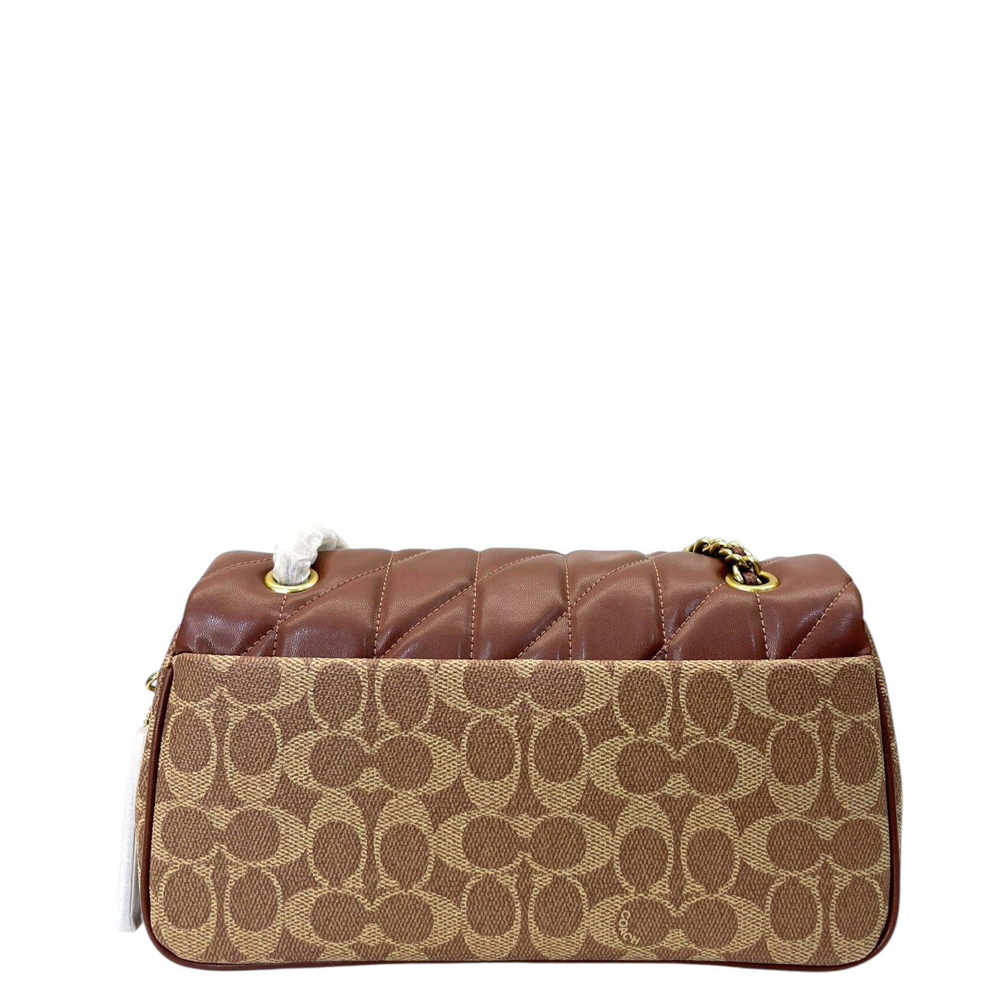 Coach Tabby Shoulder Bag 26 in Signature Canvas With Quilting