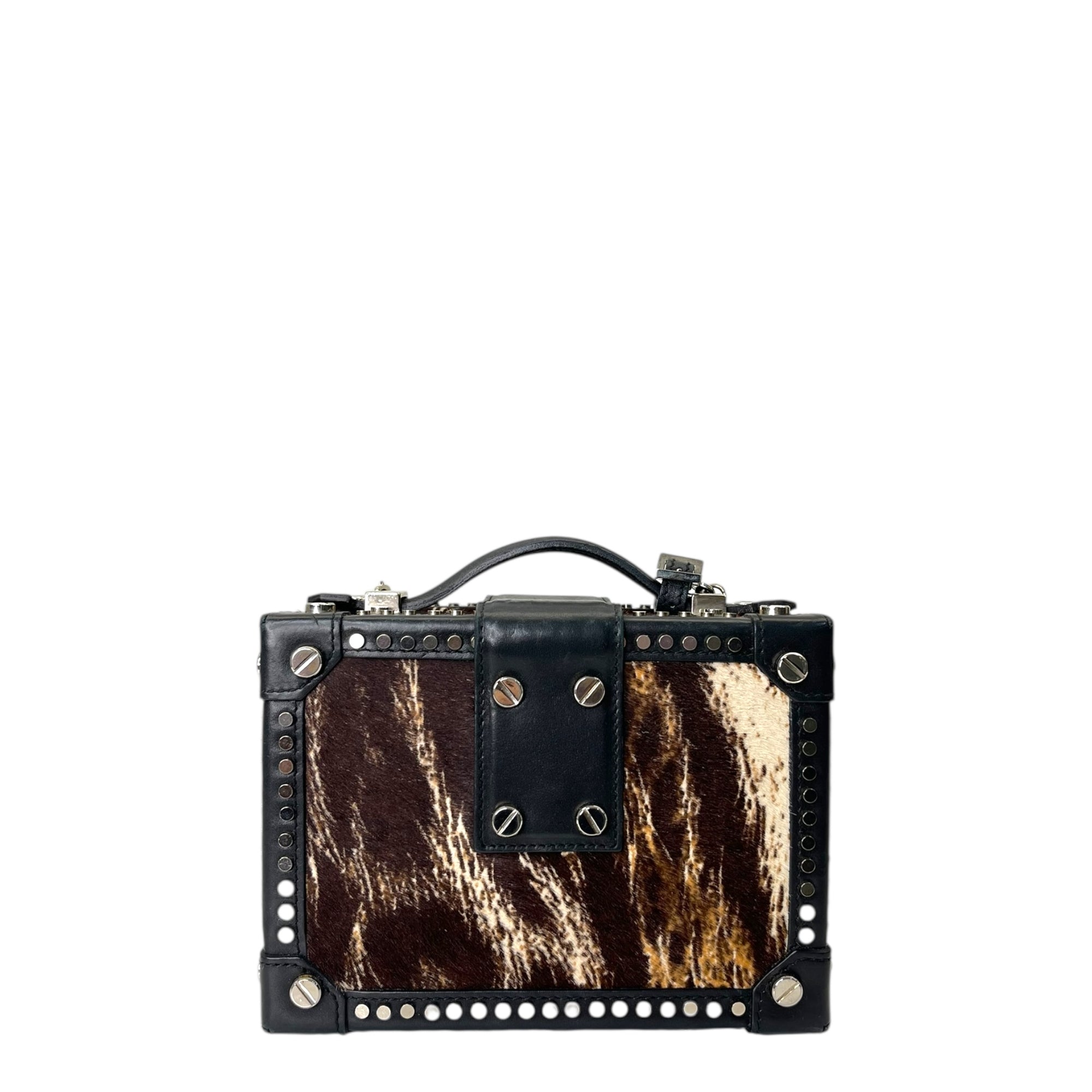 Roberto Cavalli Box Clutch with Chain Sling