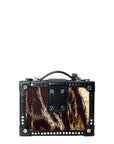 Roberto Cavalli Box Clutch with Chain Sling