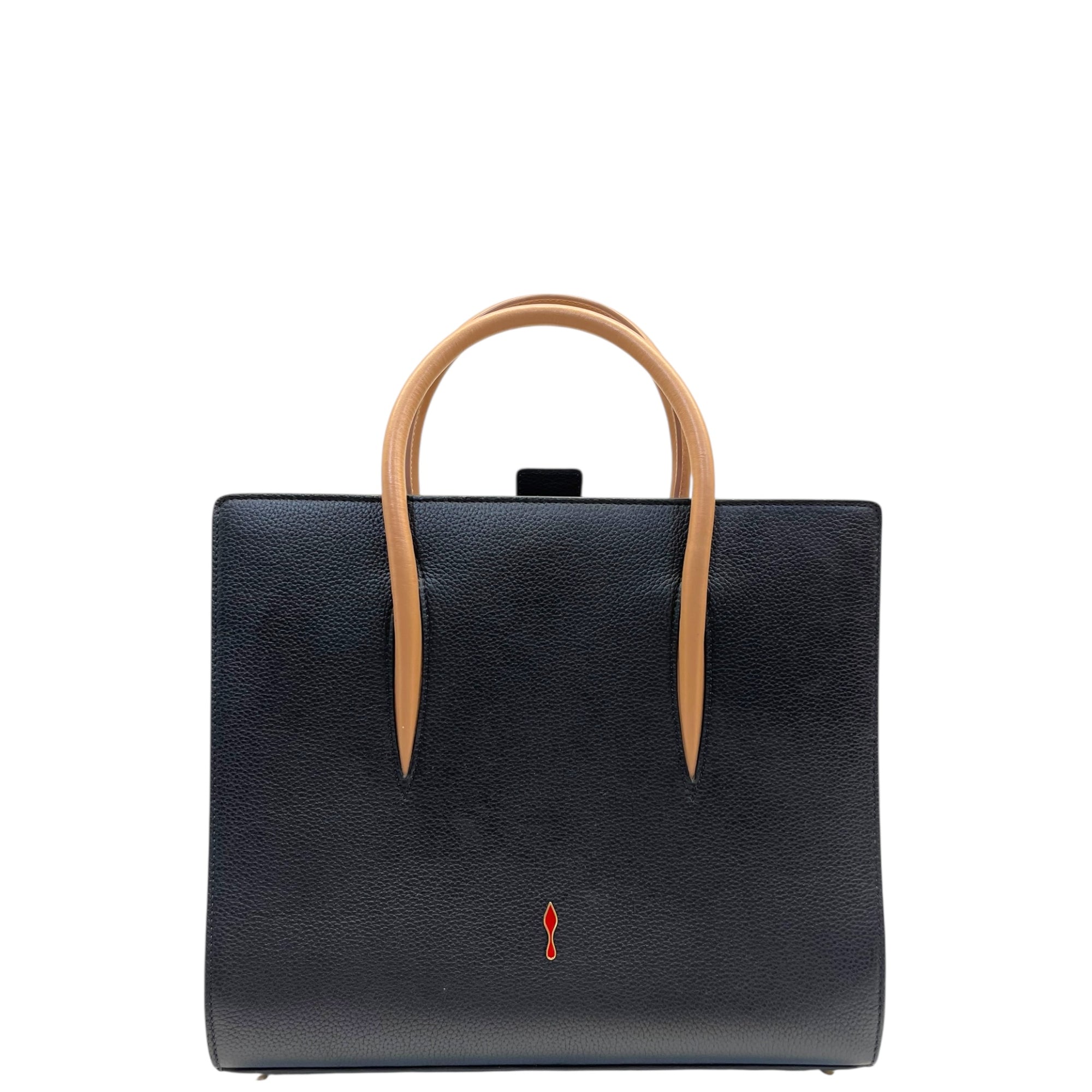 Christian Louboutin Tri-Color Studded Leather Paloma Tote Bag