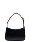 Saint Laurent Le 5 à 7 Black Smooth Leather Hobo Bag