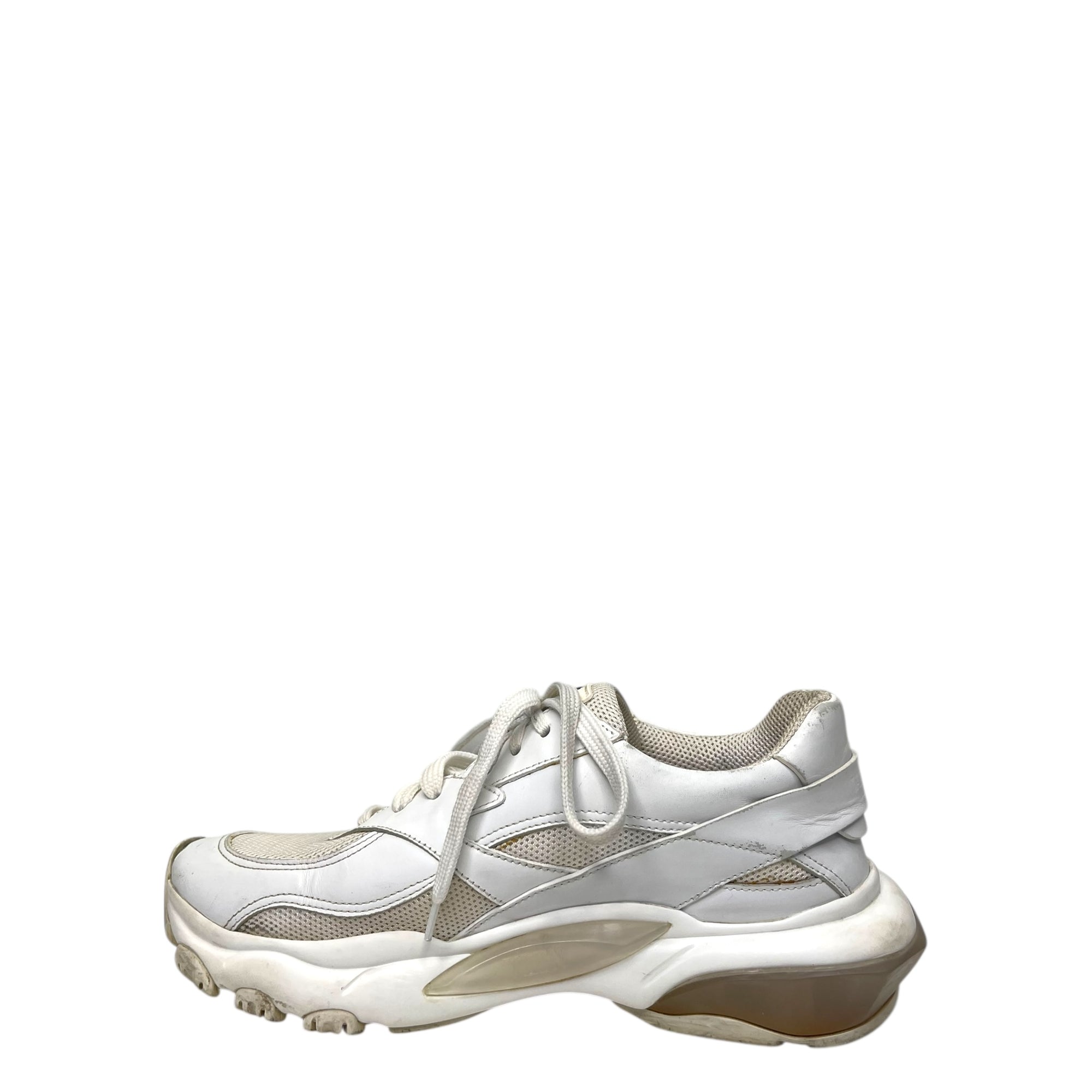 Valentino Garavani White Bounce Leather Trainers Size 6