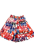 MSGM Multicolour Pattern Flared Short EU 42
