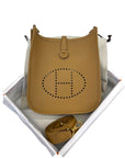 Hermès Mini Evelyne 16 TPM Brown GHW