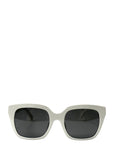 Celine White Square Sunglasses