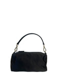 Prada Black Satin Mini Top Handle Bag